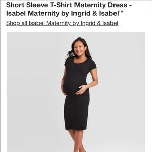*NWT* MATERNITY Scoop T-shirt Dress